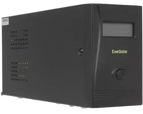 ИБП ExeGate Power Smart ULB-1000.LCD.AVR.4C13 <1000VA/550W, LCD, AVR, 4*C13, Black>