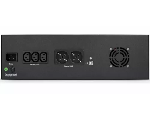 ИБП ExeGate ServerRM UNL-3000.LCD.AVR.2SH.3C13.USB.3U <3000VA/1800W, Color LCD, AVR, 2*Schuko+3*C13, USB, 3U, установка в стойку, Black>