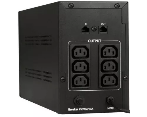 ИБП ExeGate SpecialPro Smart LLB-1500.LCD.AVR.C13.RJ <1500VA/950W, LCD, AVR, 6*IEC-C13, RJ45/11, Black>