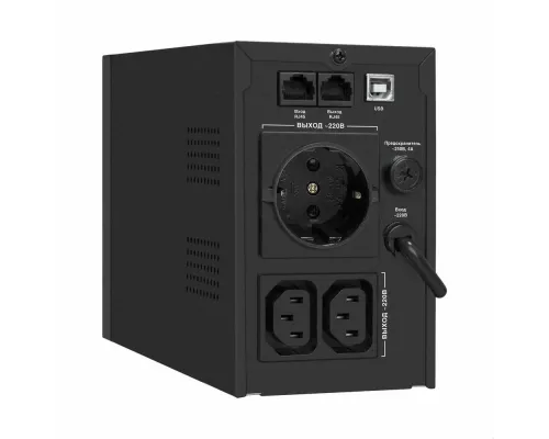 ИБП ExeGate SpecialPro UNB-900.LED.AVR.1SH.2C13.RJ.USB <900VA/500W, LED, AVR,1*Schuko+2*C13, RJ45/11,USB, металлический корпус, Black>