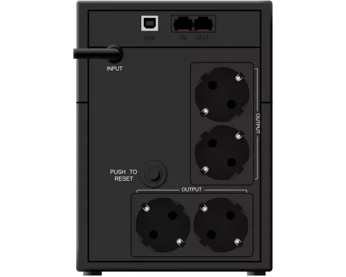 ИБП IPPON Back Basic 1200 LCD Euro 720Вт 1200ВА черный (1687965)