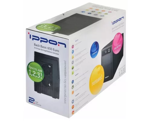 ИБП IPPON Back Basic 650 Euro {383323}