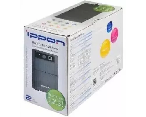 ИБП IPPON Back Basic 650 Euro {383323}