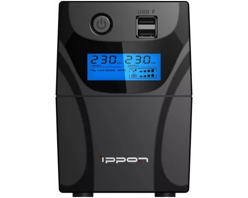 ИБП IPPON Back Power Pro II 500 300Вт 500ВА черный (1030299)