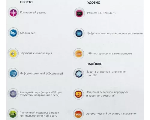 ИБП IPPON Back Power Pro II 500 300Вт 500ВА черный (1030299)