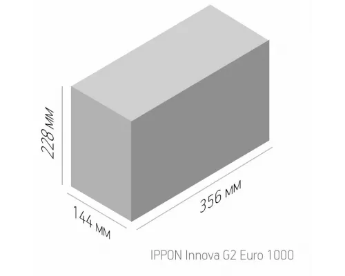 ИБП IPPON Innova G2 Euro 1000 900Вт 1000ВА черный