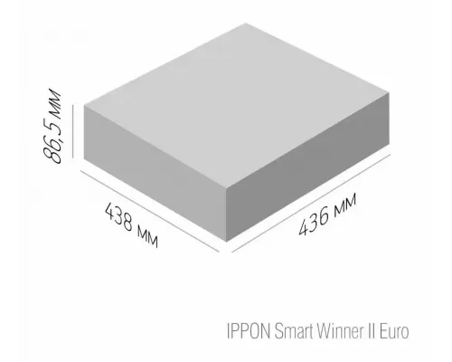ИБП IPPON Smart Winner II 1500 Euro 1350Вт 1500ВА черный