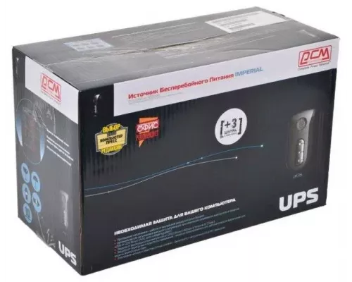 ИБП POWERCOM Imperial IMP-825AP 495Вт 825ВА черный