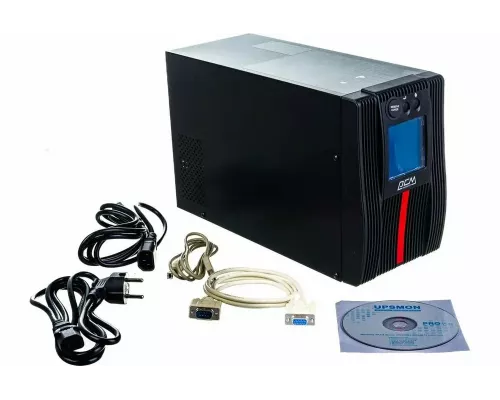 ИБП POWERCOM Macan MAC-1000 1000Вт 1000ВА черный