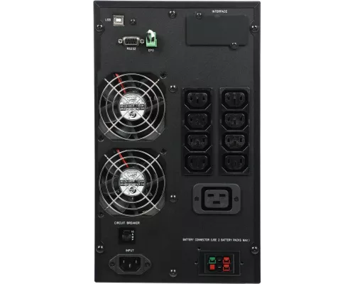 ИБП POWERCOM Macan MAC-2000 2000Вт 2000ВА черный