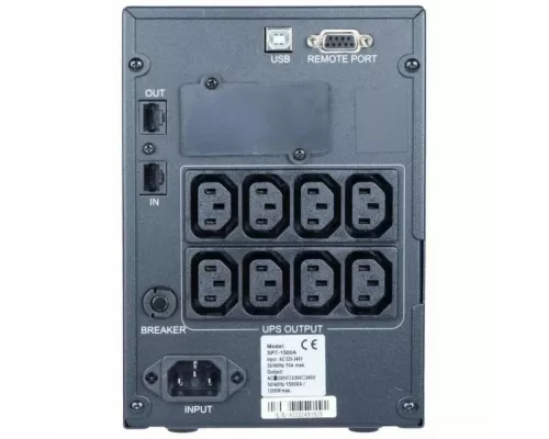 ИБП POWERCOM Smart King Pro+ SPT-1500-II LCD 1200Вт 1500ВА черный