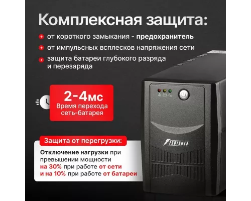 ИБП UPS POWERMAN Back Pro 650, line-interactive