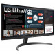 Монитор 29" LG UltraWide 29WP500-B черный IPS LED 21:9 (Ultrawide) HDMI матовая 250cd 178гр/178гр 2560x1080 FHD 5.2кг