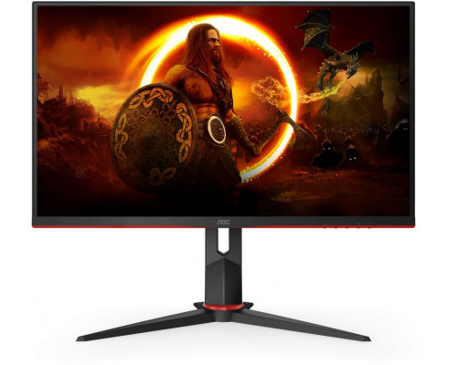 Монитор AOC 27" Q27G2U черный/красный VA LED 1ms 16:9 HDMI матовая HAS Piv 3000:1 250cd 178гр/178гр 2560x1440 DP 2K USB 4.43кг