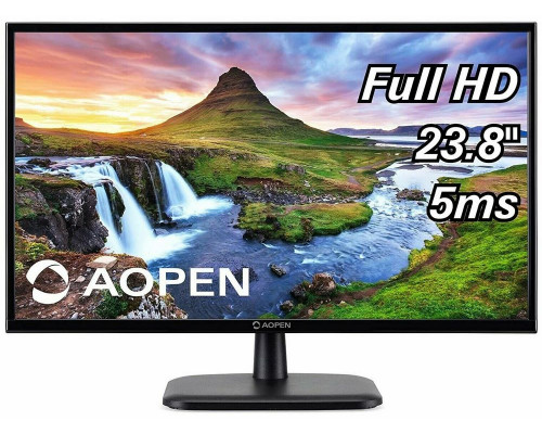 Монитор Aopen 23.8" 24CL1YEbmix черный IPS LED 1ms 16:9 HDMI M/M матовая 1000:1 250cd 178гр/178гр 1920x1080 100Hz VGA 2.1кг