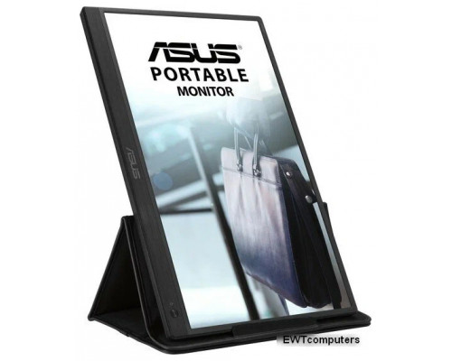 Монитор Asus 15.6" Portable MB165B черный TN LED 10ms 16:9 M/M матовая 500:1 220cd 90гр/65гр 1366x768 USB Touch