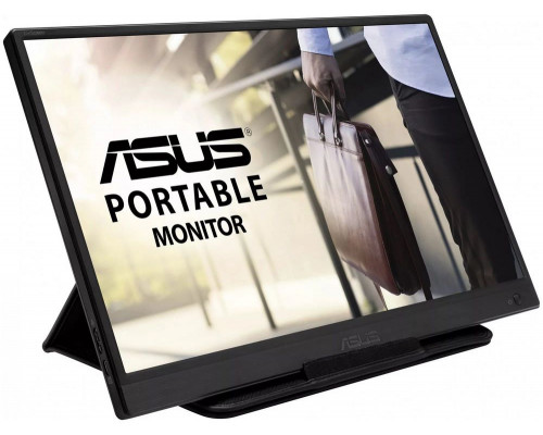 Монитор Asus 15.6" Portable MB165B черный TN LED 10ms 16:9 M/M матовая 500:1 220cd 90гр/65гр 1366x768 USB Touch