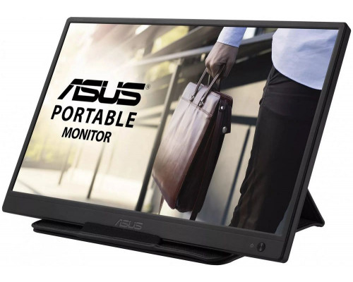 Монитор Asus 15.6" Portable MB165B черный TN LED 10ms 16:9 M/M матовая 500:1 220cd 90гр/65гр 1366x768 USB Touch