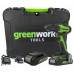 Дрель-шуруповерт аккумуляторная Greenworks 3704007UA (в комплекте с АКБ 24В 2Ач и зарядн.уст-ом)