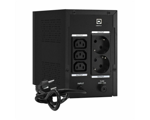 ИБП ExeGate SpecialPro Smart LLB-1200.LCD.AVR.2SH.3C13.USB <1200VA/750W, LCD, AVR, 2*Schuko+3*C13, USB, съемн.кабель, металлический корпус, Black>