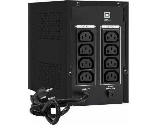 ИБП ExeGate SpecialPro Smart LLB-1500.LCD.AVR.C13.RJ <1500VA/950W, LCD, AVR, 6*IEC-C13, RJ45/11, Black>