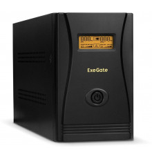 ИБП ExeGate SpecialPro Smart LLB-2000.LCD.AVR.EURO.RJ <2000VA/1200W, LCD, AVR, 4 евророзетки, RJ45/11, Black>