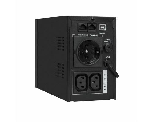 ИБП ExeGate SpecialPro Smart LLB-900.LCD.AVR.1SH.2C13.RJ.USB <900VA/500W, LCD, AVR, 1*Schuko+2*C13, RJ45/11,USB, металлический корпус, Black>