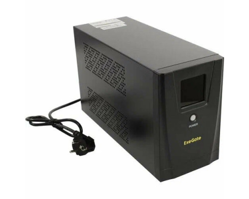 ИБП ExeGate SpecialPro Smart LLB-1500.LCD.AVR.2SH.3C13 <1500VA/950W, LCD, AVR, 2*Schuko+3*C13, съемн.кабель, металл. корпус EX292799RUS