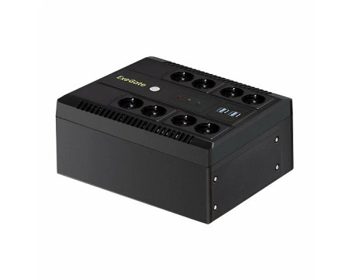 ИБП ExeGate NEO NNB-650.LED.AVR.8SH.CH <650VA/390W, LED, AVR, 8*Schuko, 4*USB-порта для зарядки, Black> ИБП ExeGate NEO NNB-650.LED.AVR.8SH.CH <650VA/390W, LED, AVR, 8*Schuko, 4*USB-порта для зарядки, Black>