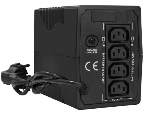 ИБП ExeGate Power Back BNB-1000.LED.AVR.4C13 <1000VA/550W, LED, AVR, 4*C13, Black>