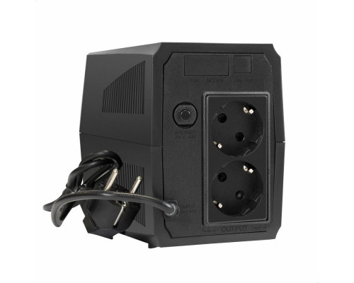 ИБП ExeGate Power Back BNB-500.LED.2SH <500VA/300W, LED, 2*Schuko, Black>