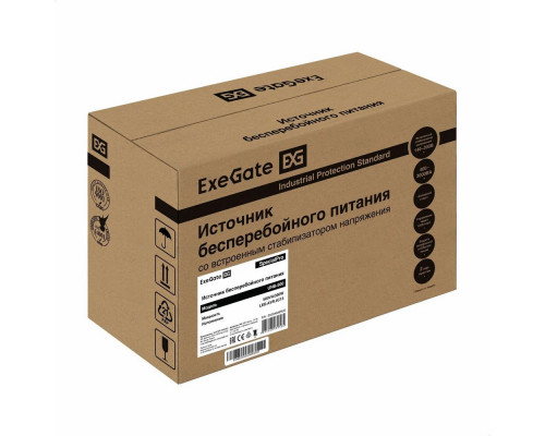 ИБП ExeGate SpecialPro UNB-500.LED.AVR.4C13 <500VA/300W, LED, AVR, 4*C13, Black>