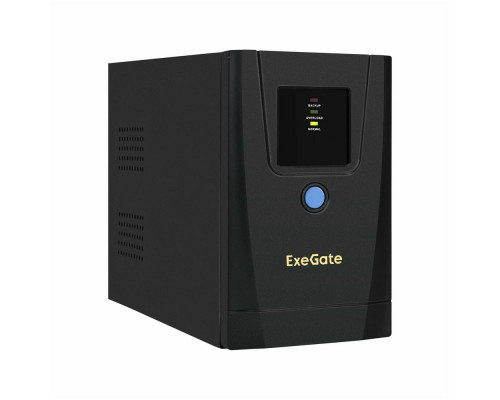 ИБП ExeGate SpecialPro UNB-900.LED.AVR.1SH.2C13.RJ.USB <900VA/500W, LED, AVR,1*Schuko+2*C13, RJ45/11,USB, металлический корпус, Black>