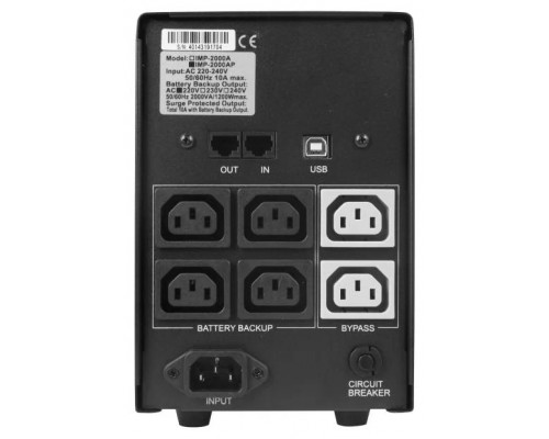 ИБП POWERCOM Imperial IMP-2000AP 1200Вт 2000ВА черный