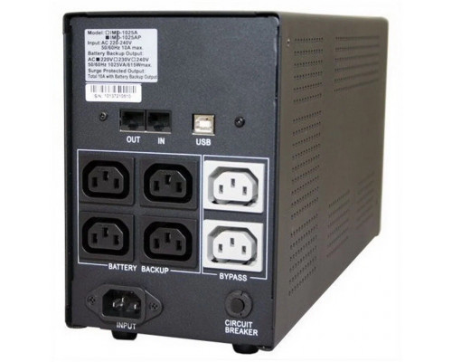 ИБП POWERCOM Imperial IMP-1025AP 615Вт 1025ВА черный