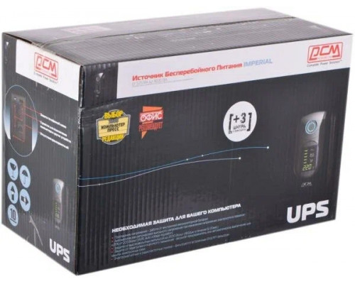 ИБП POWERCOM Imperial IMD-625AP 375Вт 625ВА черный