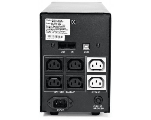 ИБП POWERCOM Imperial IMD-1025AP 615Вт 1025ВА черный