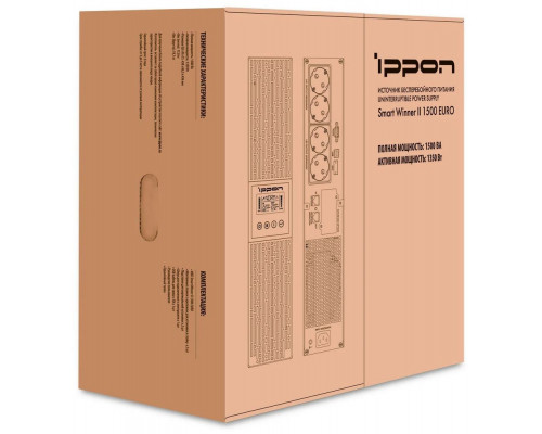 ИБП IPPON Smart Winner II 1500 Euro 1350Вт 1500ВА черный