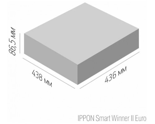 ИБП IPPON Smart Winner II 1500 Euro 1350Вт 1500ВА черный