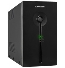 ИБП CROWN Line Intractive CMU-SP800EURO USB 800VA\480W, корпус металл, 1x12V/9AH, розетки 4*EURO+1*IEC bybass, трансформатор AVR 140-290V, cъёмный кабель 1.2 м, порт RJ11/45, порт USB, защита: от перегрузки, от КЗ, от скачков н