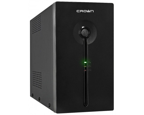 ИБП CROWN CMU-SP800 COMBO {800VA металл,1x12V/9AH, розетки 2*IEC + 2*EURO} CM000001494