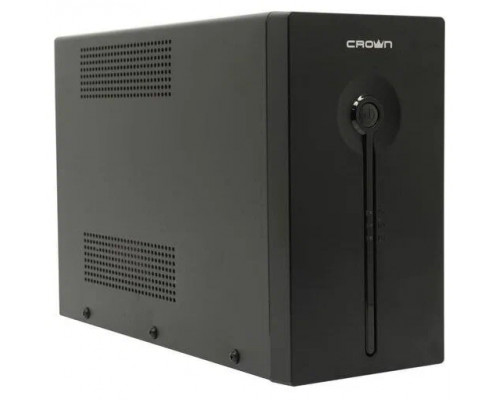 ИБП CROWN CMU-SP800 COMBO {800VA металл,1x12V/9AH, розетки 2*IEC + 2*EURO} CM000001494