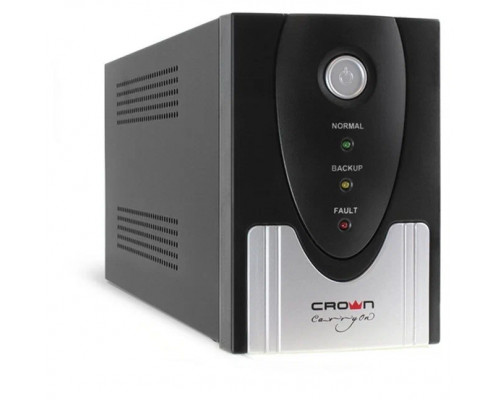 ИБП CROWN CMU-SP800 COMBO {800VA металл,1x12V/9AH, розетки 2*IEC + 2*EURO} CM000001494