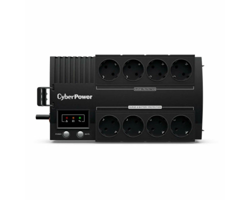 ИБП CyberPower BS850E NEW линейно-интерактивный 850ВА/480Вт, 4+4 евророзетки, USB UPS Line-Interactive CyberPower BS850E NEW 850VA/480W USB (4+4 EURO)