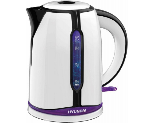 Чайник Hyundai HYK-P3405 белый/черный Чайник Hyundai HYK-P3405 белый/черный