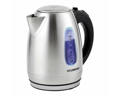 Чайник Hyundai HYK-S2402 серебристый матовый/черный