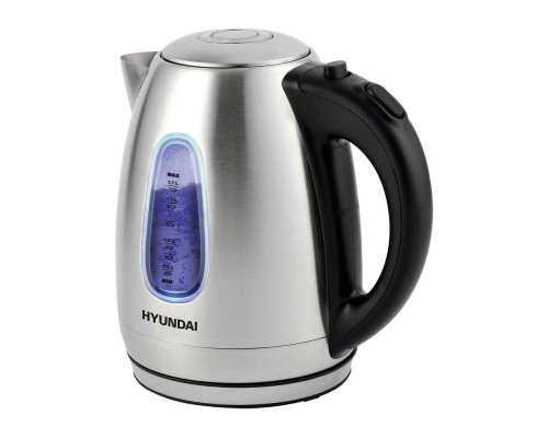 Чайник Hyundai HYK-S2402 серебристый матовый/черный