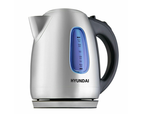 Чайник Hyundai HYK-S2402 серебристый матовый/черный