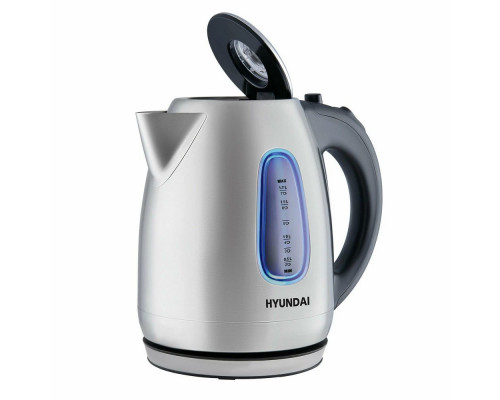 Чайник Hyundai HYK-S2402 серебристый матовый/черный