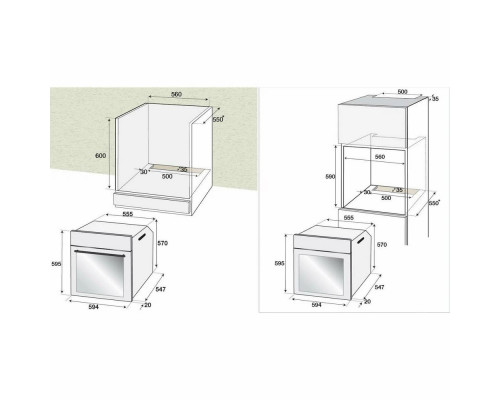 Духовой шкаф Indesit IFE 3644 J BL черный